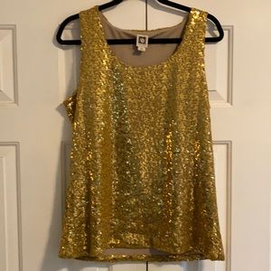🌼Anne Klein Sequin tank